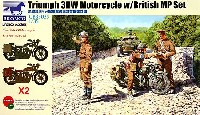 イギリス トライアンフ 3HW型 オートバイ w/イギリス MP