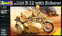 Revell 1/35 ミリタリー ドイツ オートバイ R-12 w/サイドカー