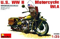 ミニアート 1/35 WW2 ミリタリーミニチュア アメリカ WW2 モーターサイクル WLA