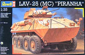 LAV-25 (MC） PIRANHA プラモデル (レベル 1/35 ミリタリー No.03054) 商品画像