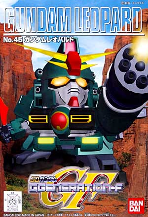 ガンダムレオパルド プラモデル (バンダイ SDガンダム　ＧジェネレーションＦ No.045) 商品画像