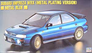 スバル インプレッサ WRX　(メタルコートバージョン・メタルブルー） プラモデル (ハセガワ 1/24 自動車 限定生産 No.20216) 商品画像