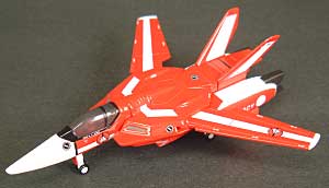 VF-1J バルキリー (ファイターモード / ミリア・ファリーナ・ジーナス機） 完成品 (童友社 超時空要塞マクロス　ダイキャストモデル No.DMM-022) 商品画像