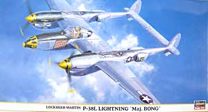P-38L　ライトニング　Maj.ボング プラモデル (ハセガワ 1/48 飛行機 限定生産 No.09429) 商品画像