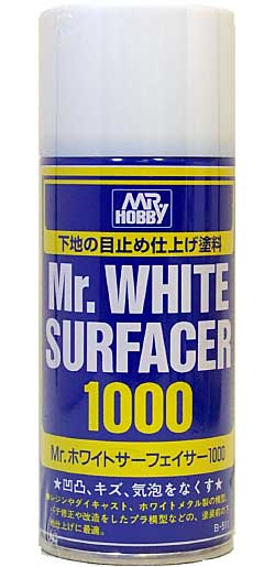 Mr.ホワイトサーフェイサー 1000 スプレー 下地剤 (GSIクレオス Mr.サーフェイサー No.B-511) 商品画像
