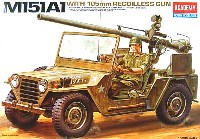 M151A1　105ミリ無反動砲　(M151A1 with 105mm Recoiless Gun）