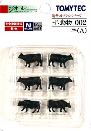 牛 (A) 完成品 (トミーテック ザ・動物 No.002) 商品画像