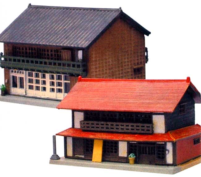 旅籠 1 プラモデル (トミーテック 建物コレクション （ジオコレ） No.224631) 商品画像_1