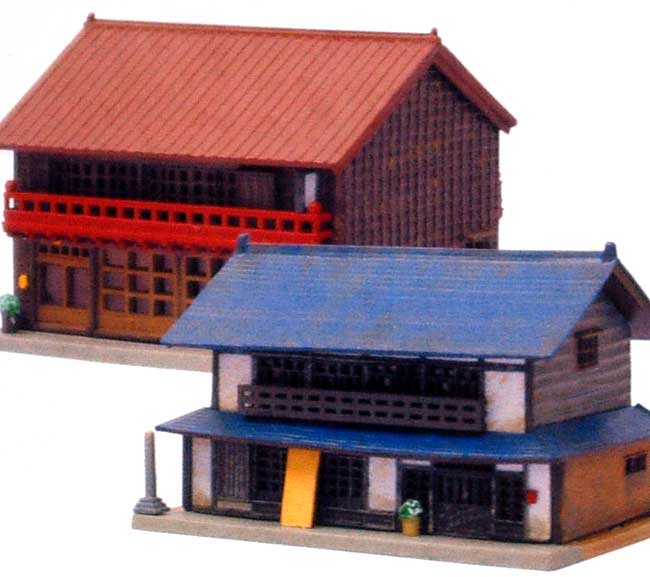 旅籠 2 プラモデル (トミーテック 建物コレクション （ジオコレ） No.224648) 商品画像_1