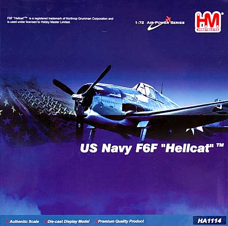 F6F-5P ヘルキャット USS バンカーヒル 完成品 (ホビーマスター 1/72 エアパワー シリーズ （レシプロ） No.HA1114) 商品画像