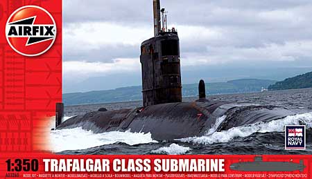 イギリス海軍 トラファルガー級 原子力潜水艦 プラモデル (エアフィックス Launches ＆ Ships No.A03260) 商品画像