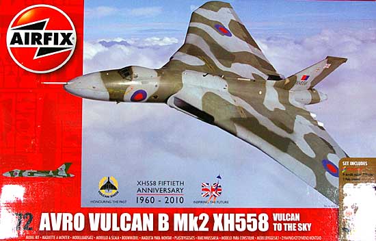 アブロ バルカン B Mk.2 XH558 配備50周年記念 プラモデル (エアフィックス 1/72 ミリタリーエアクラフト No.A50097) 商品画像