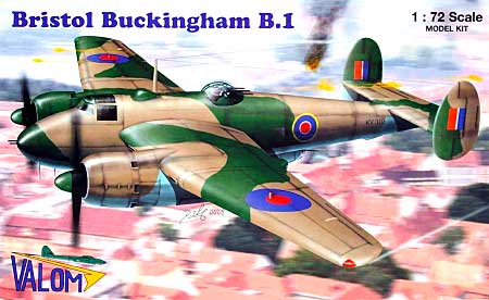 ブリストル バッキンガム B.Mk.1 プラモデル (バロムモデル 1/72 エアモデル No.72032) 商品画像