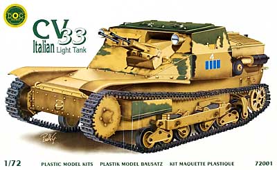 カルロ ヴェローチェ CV.33 プラモデル (ドックモデルズ 1/72 プラスチックモデルキット No.72001) 商品画像