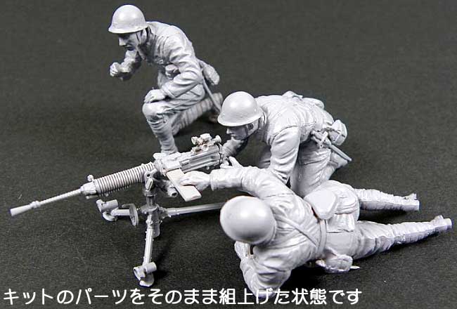 日本陸軍 92式重機関銃 (射手3体付属) プラモデル (ピットロード 1/35　グランドアーマーシリーズ No.G019) 商品画像_2