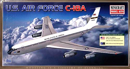 C-137/C-18A ミリタリー 707 プラモデル (ミニクラフト 1/144 軍用機プラスチックモデルキット No.14594) 商品画像