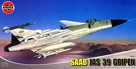 サーブ JAS 39 グリペン プラモデル (エアフィックス 1/72 ミリタリーエアクラフト No.04043) 商品画像