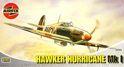 ホーカー ハリケーン Mk.1 プラモデル (エアフィックス 1/72 ミリタリーエアクラフト No.02082) 商品画像