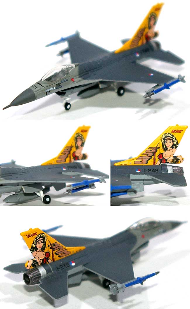 F-16A ファイティングファルコン オランダ空軍 第323飛行隊 50周年記念塗装 Dirty Diana 完成品 (ヘルパ herpa Wings （ヘルパ ウイングス） No.553278) 商品画像_1