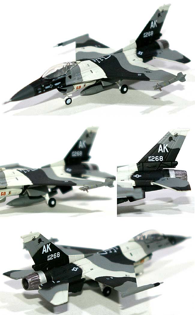 F-16C ファイティング ファルコン アメリカ空軍 354FW 第18 アグレッサー飛行隊 完成品 (ヘルパ herpa Wings （ヘルパ ウイングス） No.553292) 商品画像_1