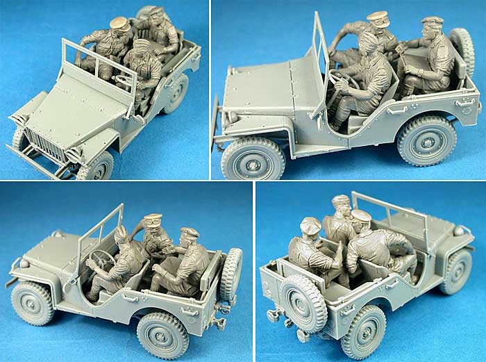 イギリス軍 4×4 バンタムジープ BRC40 w/クルー プラモデル (ミニアート 1/35 WW2 ミリタリーミニチュア No.35050) 商品画像_3