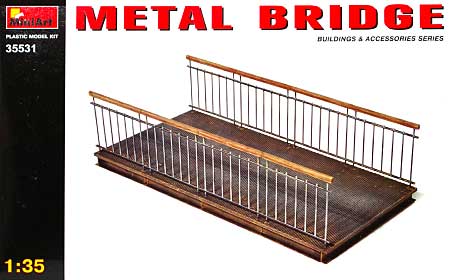 鉄の橋 (METAL BRIDGE) プラモデル (ミニアート 1/35 ビルディング＆アクセサリー シリーズ No.35531) 商品画像