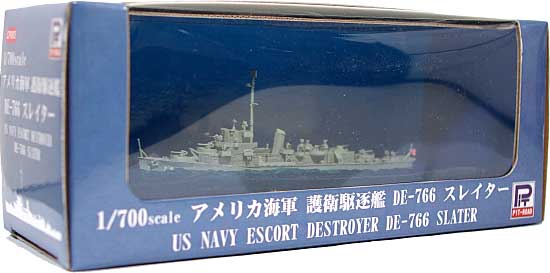 WW2 米海軍 護衛駆逐艦 カノン級 DE-766 スレイター 完成品 (ピットロード 塗装済完成品モデル No.CPM008) 商品画像