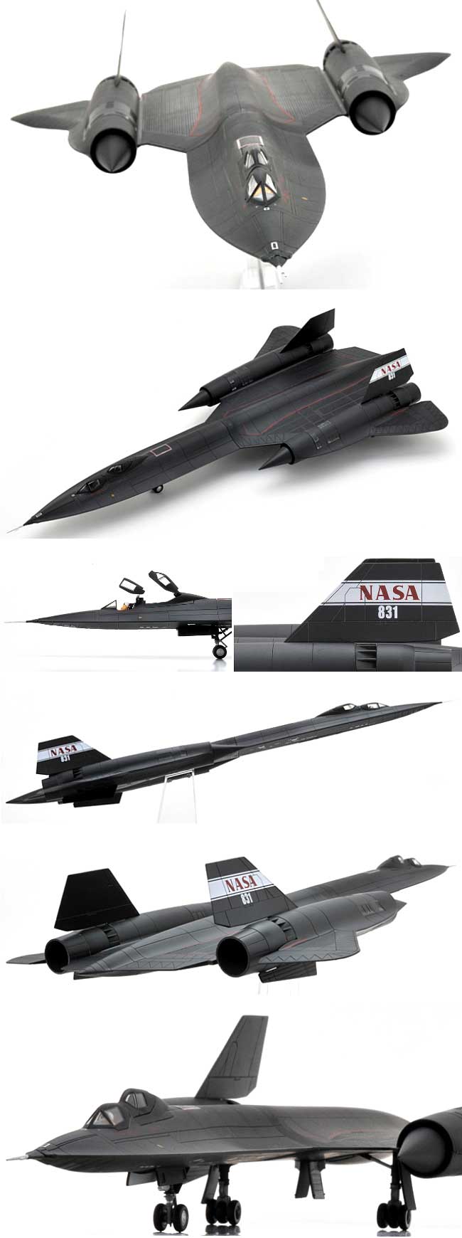 SR-71 ブラックバード NASA 831 (1999年) 完成品 (センチュリー ウイングス 1/72 ダイキャストモデル エアプレーン No.748323) 商品画像_1