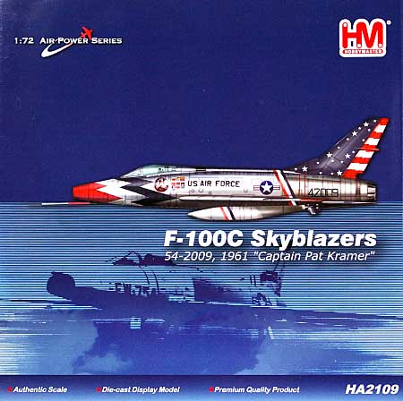 F-100C スーパーセーバー スカイブレイザーズ 完成品 (ホビーマスター 1/72 エアパワー シリーズ （ジェット） No.HA2109) 商品画像
