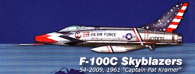 F-100C スーパーセーバー スカイブレイザーズ 完成品 (ホビーマスター 1/72 エアパワー シリーズ （ジェット） No.HA2109) 商品画像_1