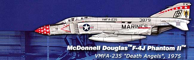 F-4J ファントム 2 VMFA-235 デス・エンジェルス 1975年 完成品 (ホビーマスター 1/72 エアパワー シリーズ （ジェット） No.HA1919) 商品画像_1