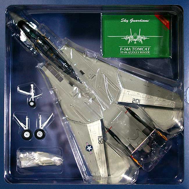 F-14A トムキャット VF-84 ジョリーロジャース AJ201 完成品 (ウイッティ・ウイングス 1/72 スカイ ガーディアン シリーズ （現用機） No.74962) 商品画像_1