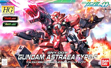 GNY-001F ガンダムアストレア タイプ-F プラモデル (バンダイ HG ガンダム00 No.062) 商品画像