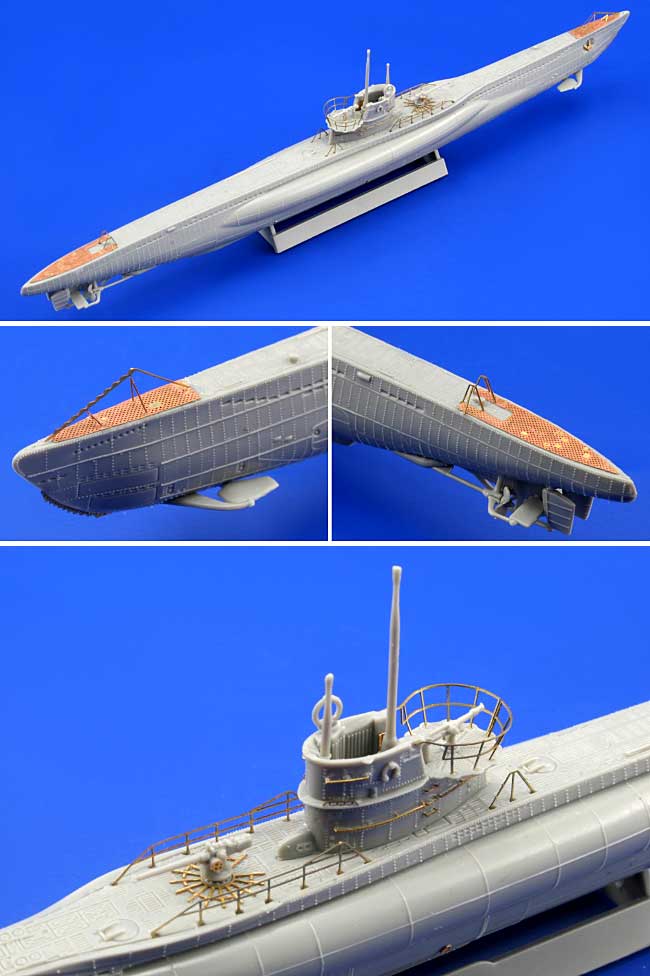 Uボート7C用 エッチングパーツ (レベル対応) エデュアルド エッチング