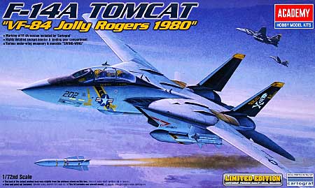 F-14A トムキャット VF-84 ジョリーロジャース 1980 プラモデル (アカデミー 1/72 Aircrafts No.12426) 商品画像