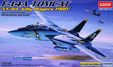 F-14A トムキャット VF-84 ジョリーロジャース 1980 プラモデル (アカデミー 1/72 Scale Aircrafts No.12426) 商品画像