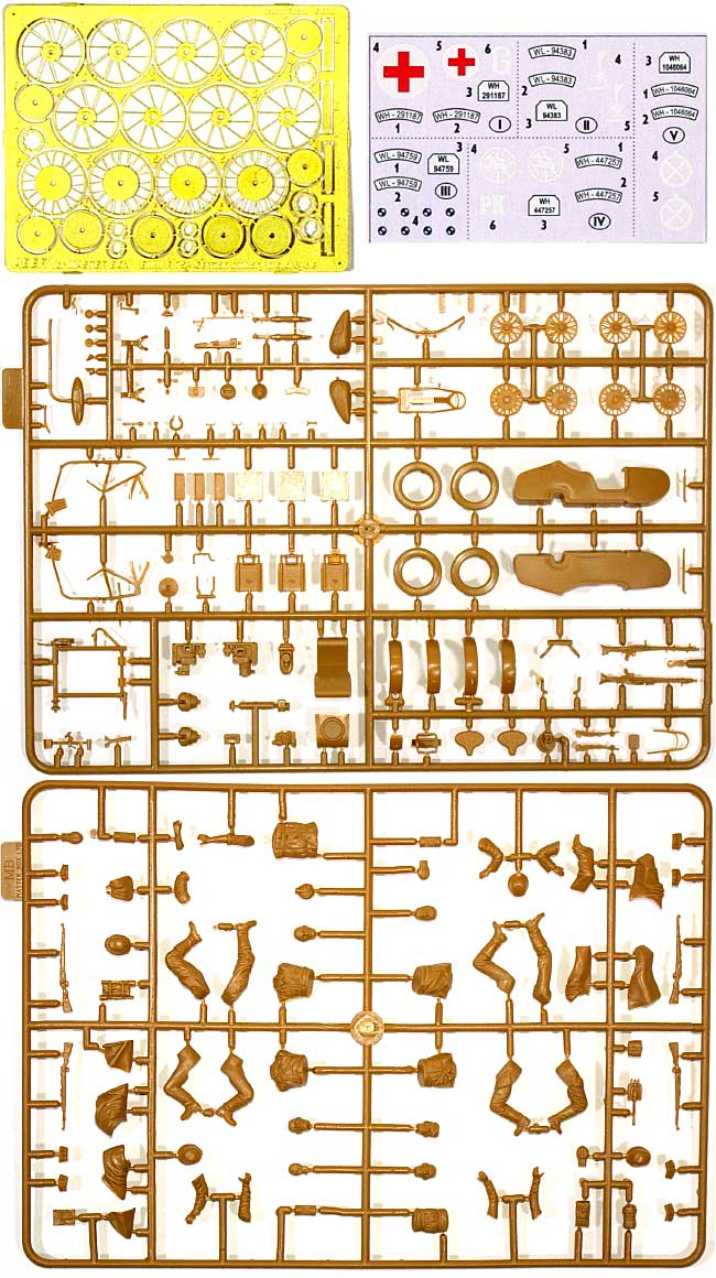 ドイツ オートバイ兵 4体 ＋ サイドカー 1台 (アベール製エッチングパーツ付) プラモデル (マスターボックス 1/35 ミリタリーミニチュア No.MB3548F) 商品画像_1