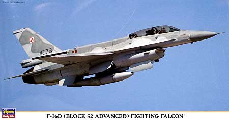 F-16D (ブロック52 アドバンスド) ファイティングファルコン プラモデル (ハセガワ 1/48 飛行機 限定生産 No.09906) 商品画像