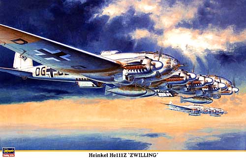 ハインケル He111Z ツヴィーリング プラモデル (ハセガワ 1/72 飛行機 限定生産 No.00995) 商品画像