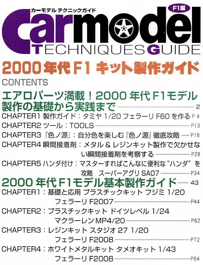 カーモデルテクニックガイド 2000年代F1キット製作ガイド 本 (モデルアート 臨時増刊 No.795) 商品画像_1