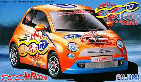 フィアット 500 WROOOMバージョン 2008年仕様 #07 オレンジ・ボディ プラモデル (フジミ 1/24 リアルスポーツカー シリーズ （SPOT） No.123813) 商品画像