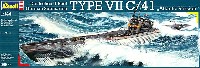 レベル 1/144 艦船モデル Uボート Type 7C/41 Atlantic Version