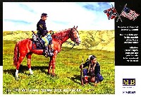 マスターボックス 1/35 ミリタリーミニチュア 南北戦争 北軍騎乗騎兵 & 先住民追走員 (U.S. Civil War Series)