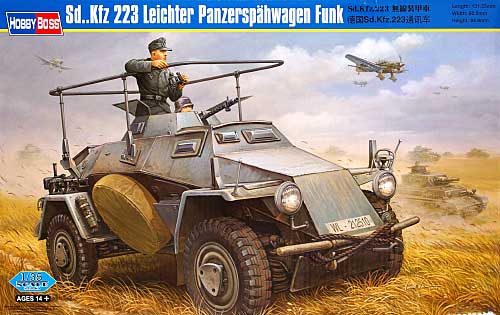 Sd.Kfz.223 無線装甲車 プラモデル (ホビーボス 1/35 ファイティングビークル シリーズ No.82443) 商品画像