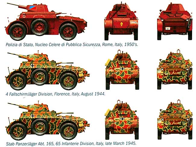 WW2 イタリア軍 装甲車 アウトブリンダ AB 43 プラモデル (イタレリ 1/72 ミリタリーシリーズ No.7052) 商品画像_1