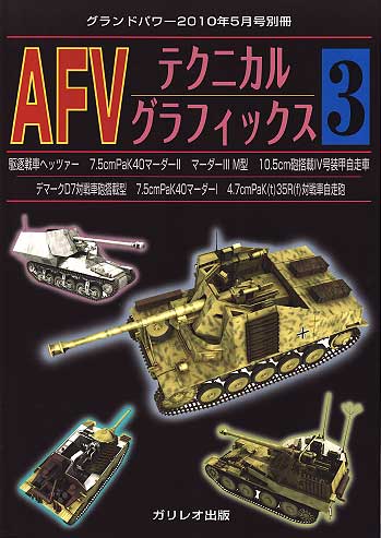 AFV テクニカルグラフィックス (3) 別冊 (ガリレオ出版 グランドパワー別冊 No.L-06/26) 商品画像