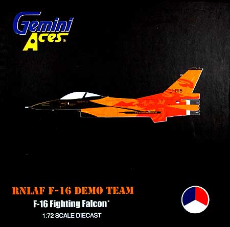 F-16 ファイティングファルコン オランダ空軍 デモチーム J-015 完成品 (ジェミニ ジェット 1/400 ジェミニ エース （Gemini ace） No.GANAF5002) 商品画像