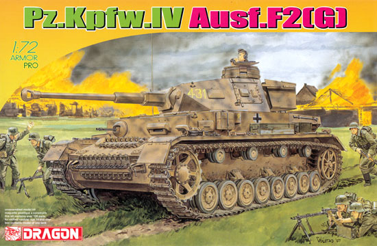 4号戦車 F2型 (G初期型) プラモデル (ドラゴン 1/72 ARMOR PRO (アーマープロ) No.7359) 商品画像