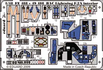 BAC ライトニング F.2A用 インテリア エッチングパーツ (接着剤付) (エアフィックス対応) エッチング (エデュアルド 1/48 エアクラフト カラーエッチング ズーム 接着剤付 （FE-×） No.FE-488) 商品画像_1
