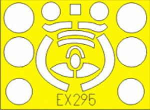 キャンベラ B.2/B.20用 マスキングシート マスキングシート (エデュアルド 1/48 エアクラフト用 エデュアルド マスク （EX-×） No.EX-295) 商品画像_1